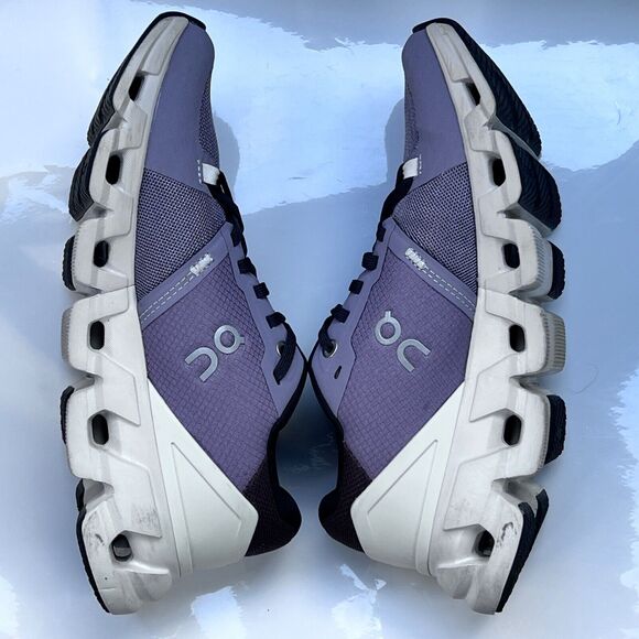 On Running | Women's Cloudflyer 4 | Shark / Pearl | Sz W6 | 71.98092 | Pre-owned - Picture 5 of 13